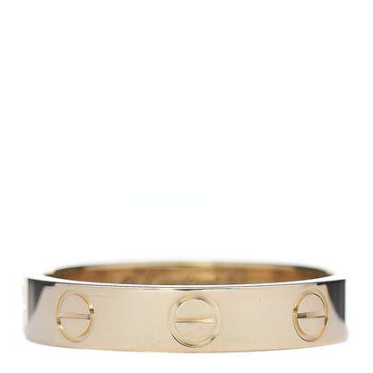 Cartier 18K Yellow Gold 3.5mm LOVE Wedding Band Ring 51 5.75 1 of 4