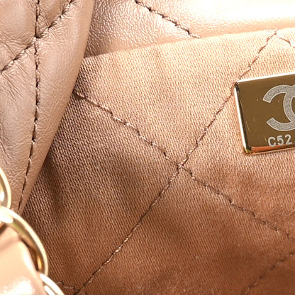 Chanel Shiny Calfskin Quilted Small Chanel 22 Beige 8 of 11