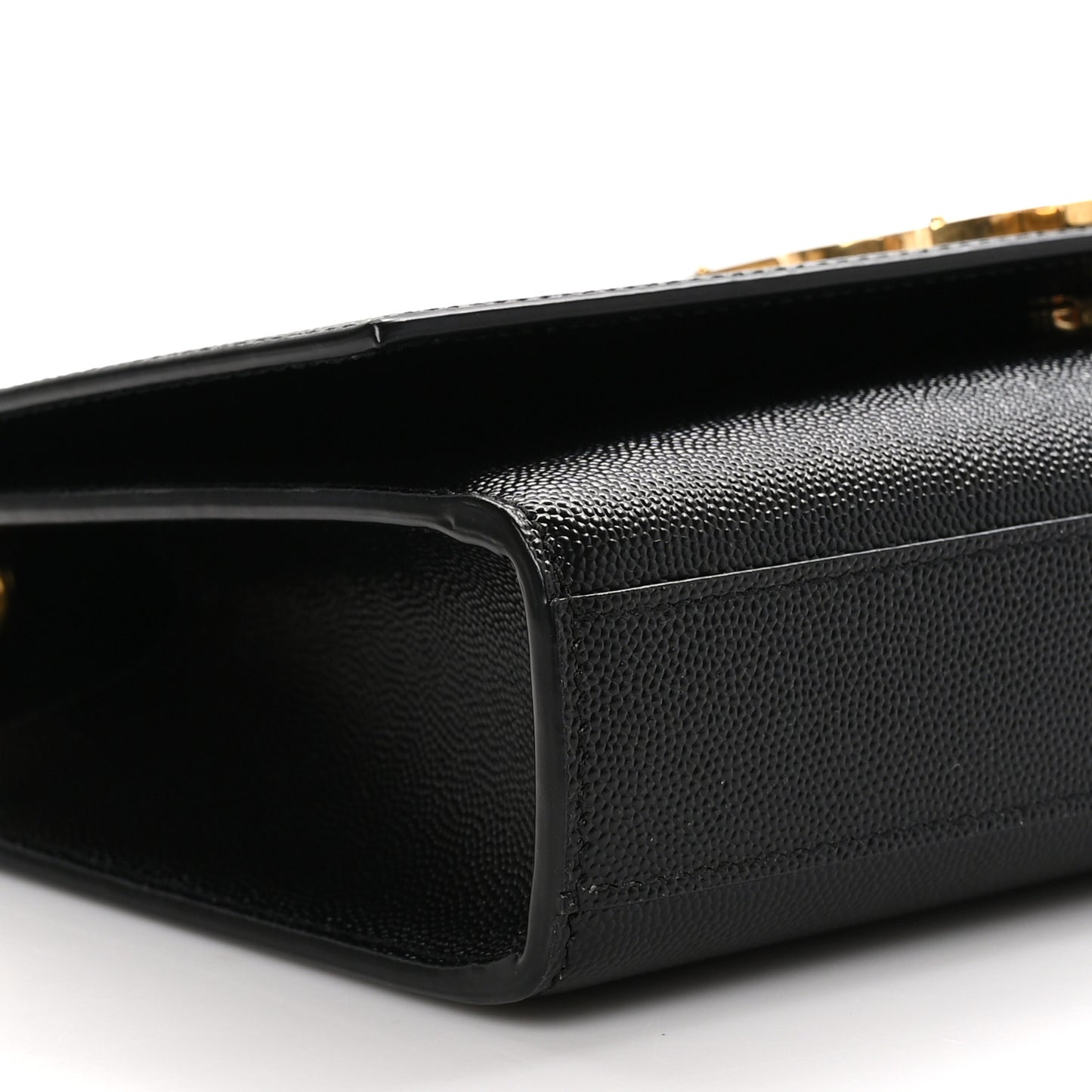 Grain De Poudre Medium Classic Monogram Kate Satchel Black
