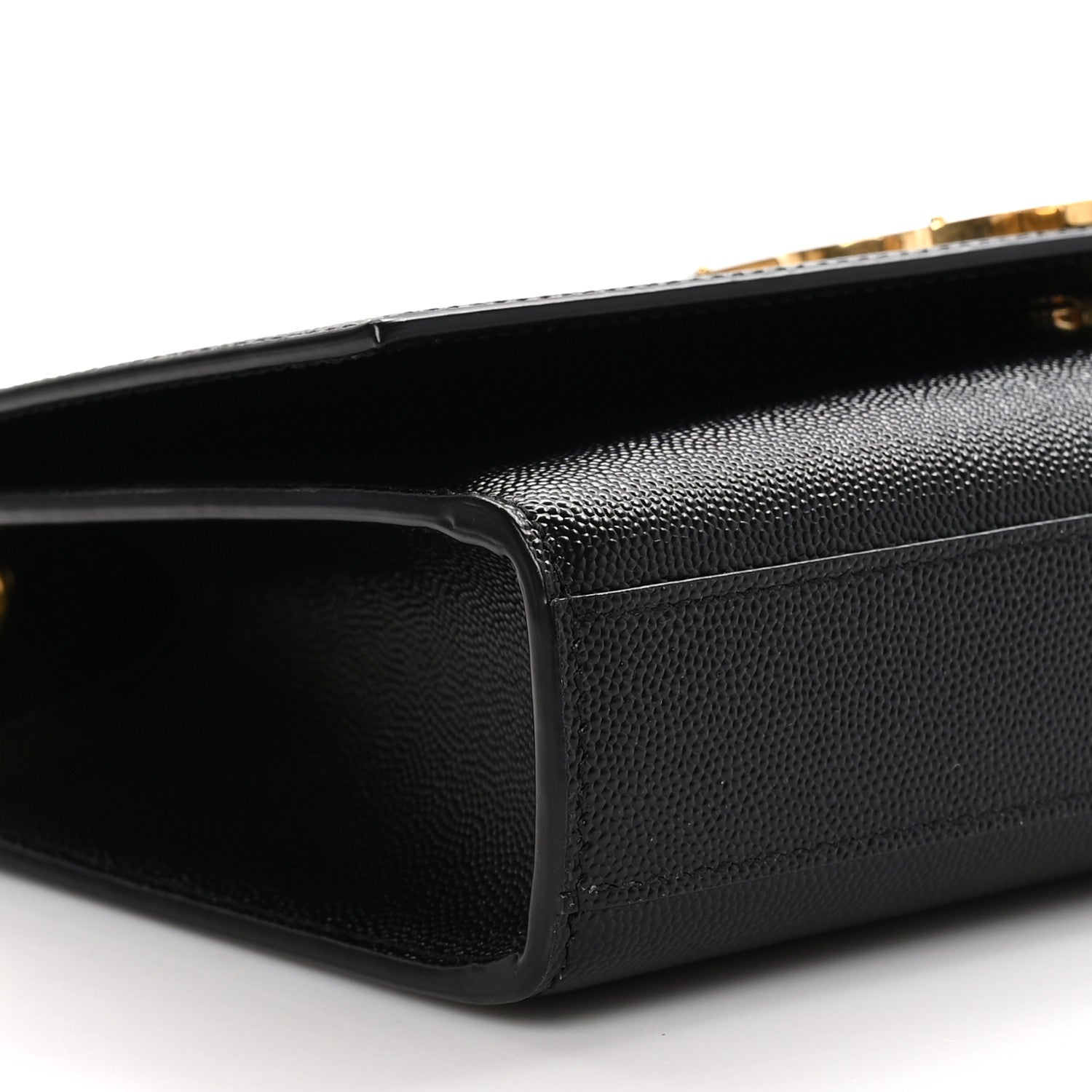 Saint Laurent Grain De Poudre Medium Classic Monogram Kate Satchel Black 9 of 10