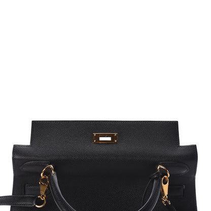 Hermes Epsom Kelly Sellier 28 Black 21 of 34