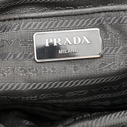 Prada Tessuto Nylon Saffiano Medium Backpack Anthracite 6 of 10