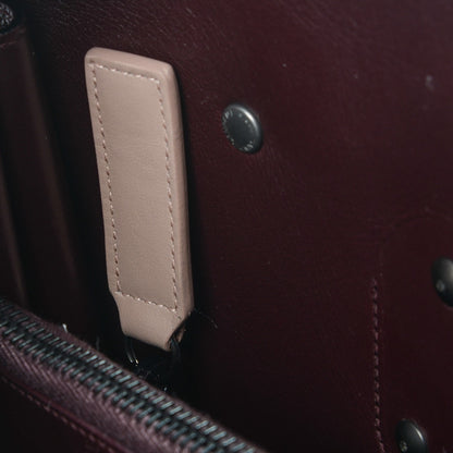 Saint Laurent Grained Calfskin Small Classic Sac De Jour Bordeaux 6 of 7
