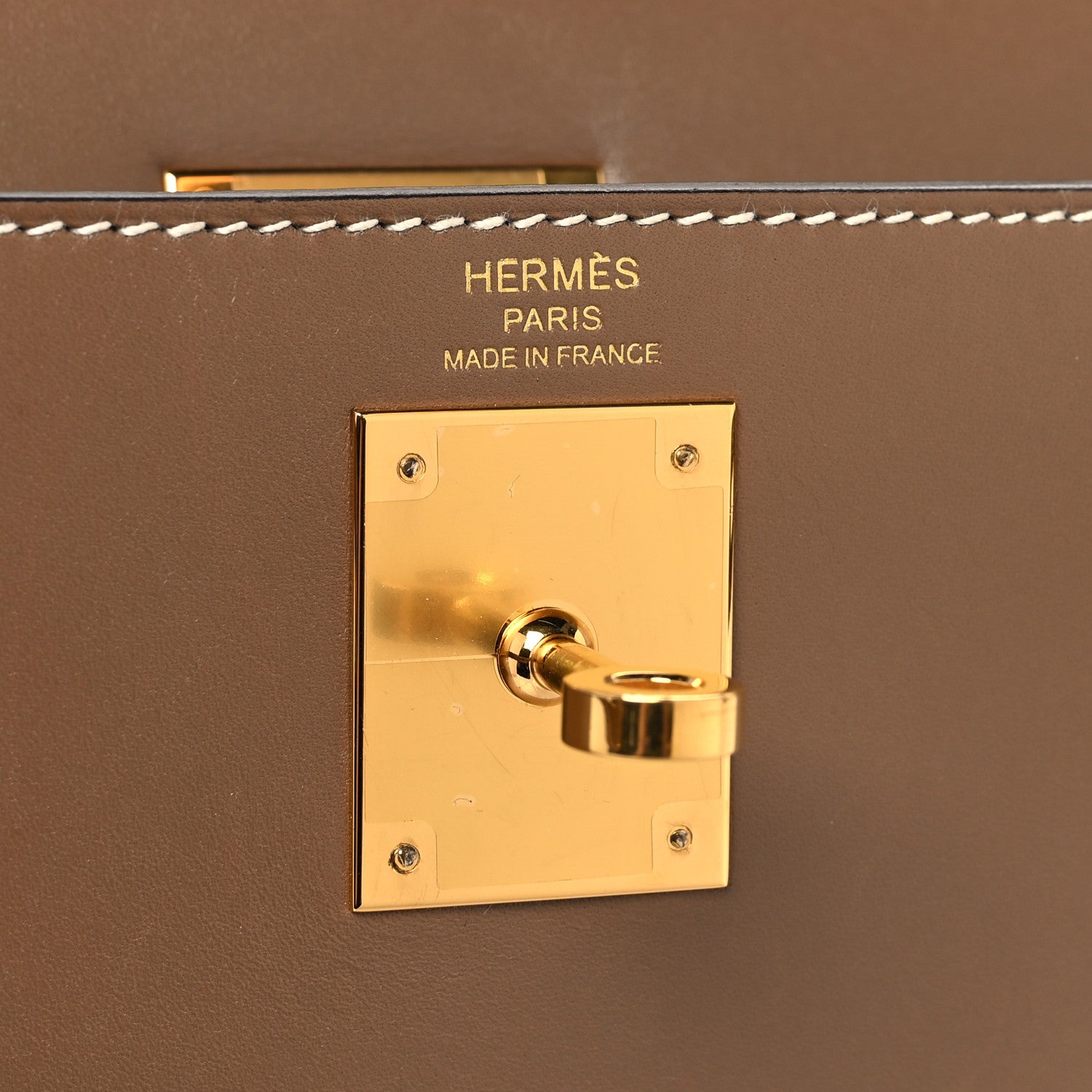Hermes Tadelakt Kelly Sellier 28 Etoupe 6 of 14