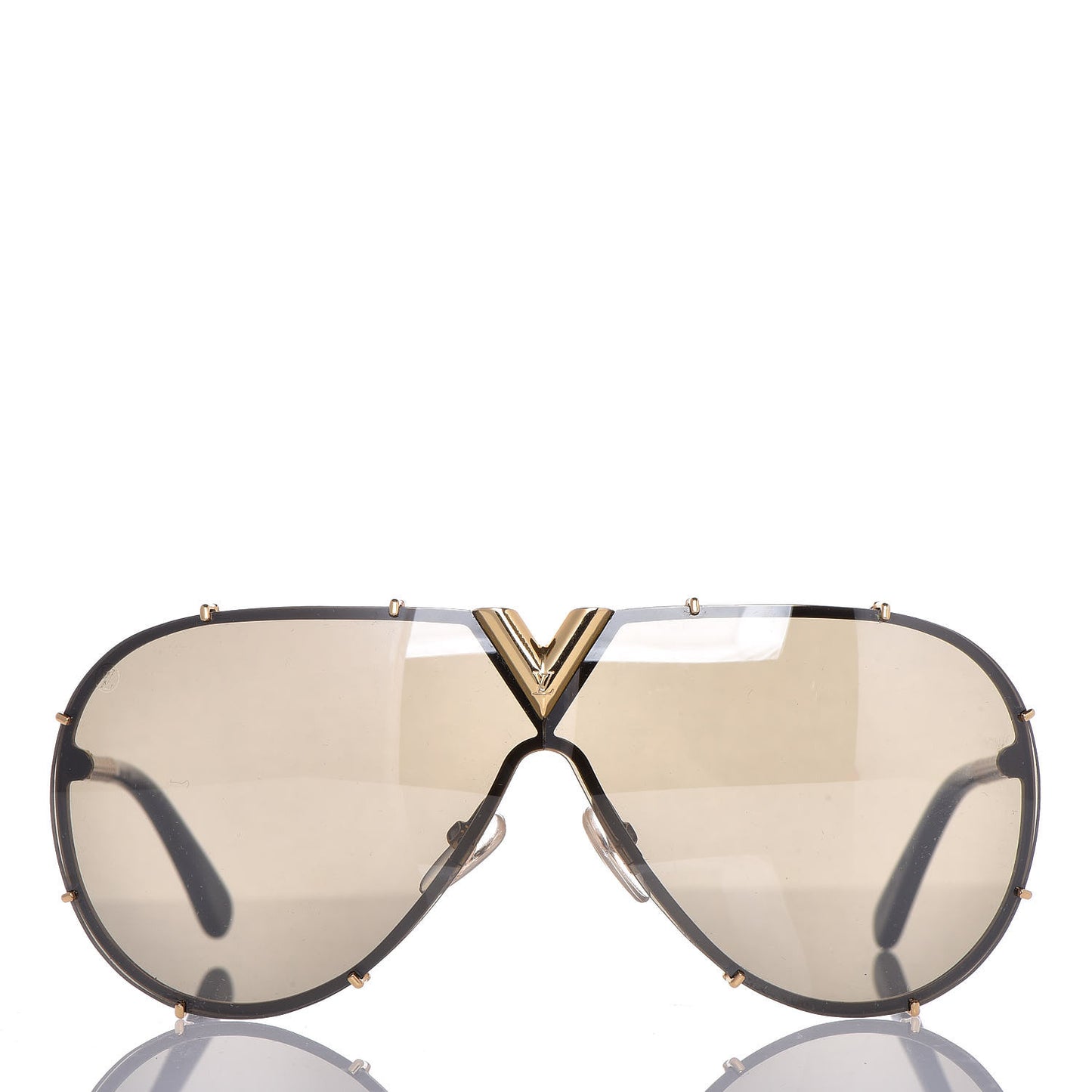 Metal LV Drive Sunglasses Z0897W Black Gold