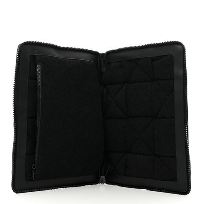 Bottega Veneta Calfskin Padded Maxi Intrecciato Document Case Black 5 of 6
