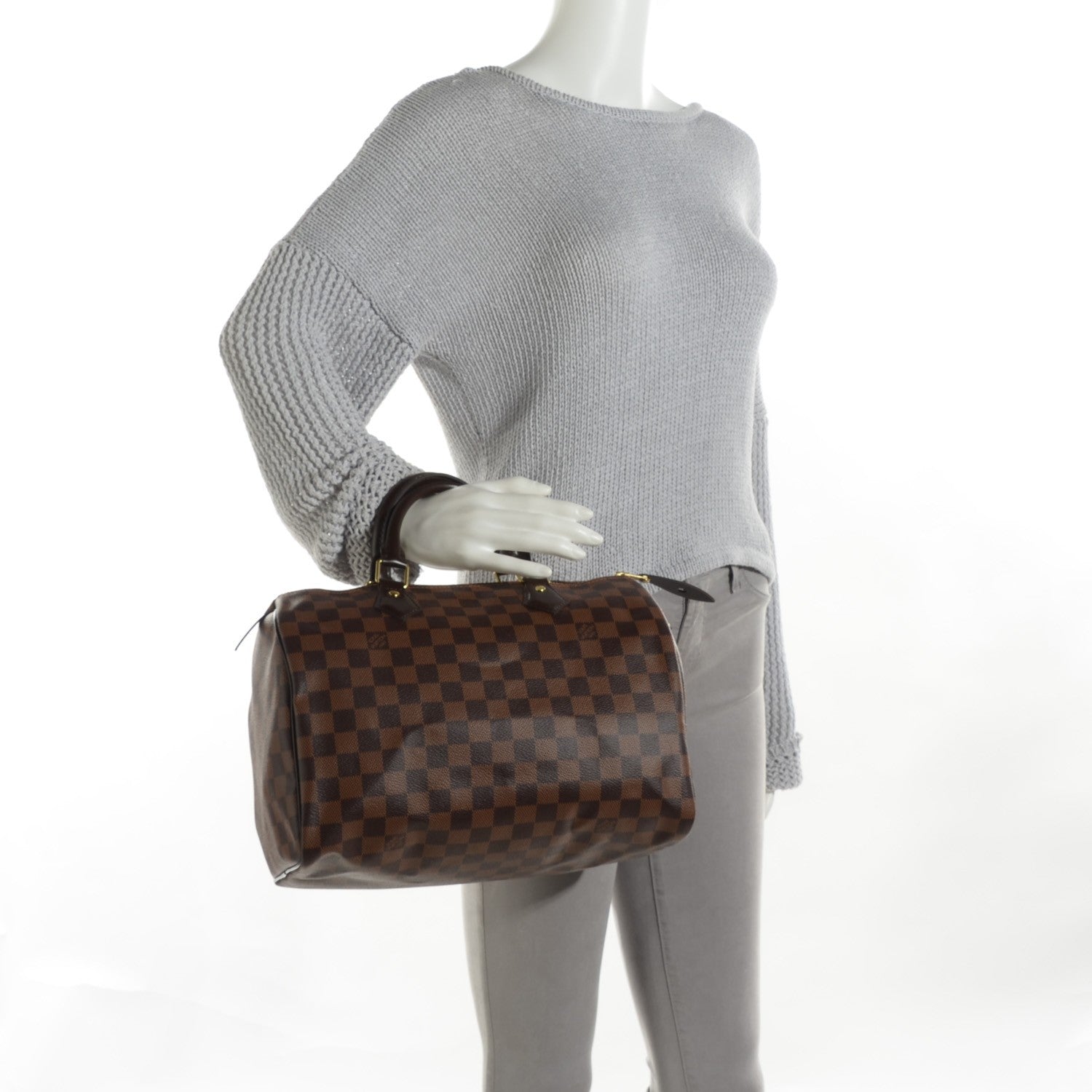 Louis Vuitton Damier Ebene Speedy 30 2 of 8