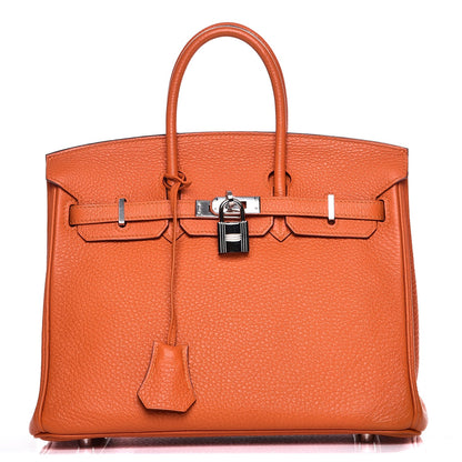 Hermes Togo Birkin 25 Orange 1 of 30