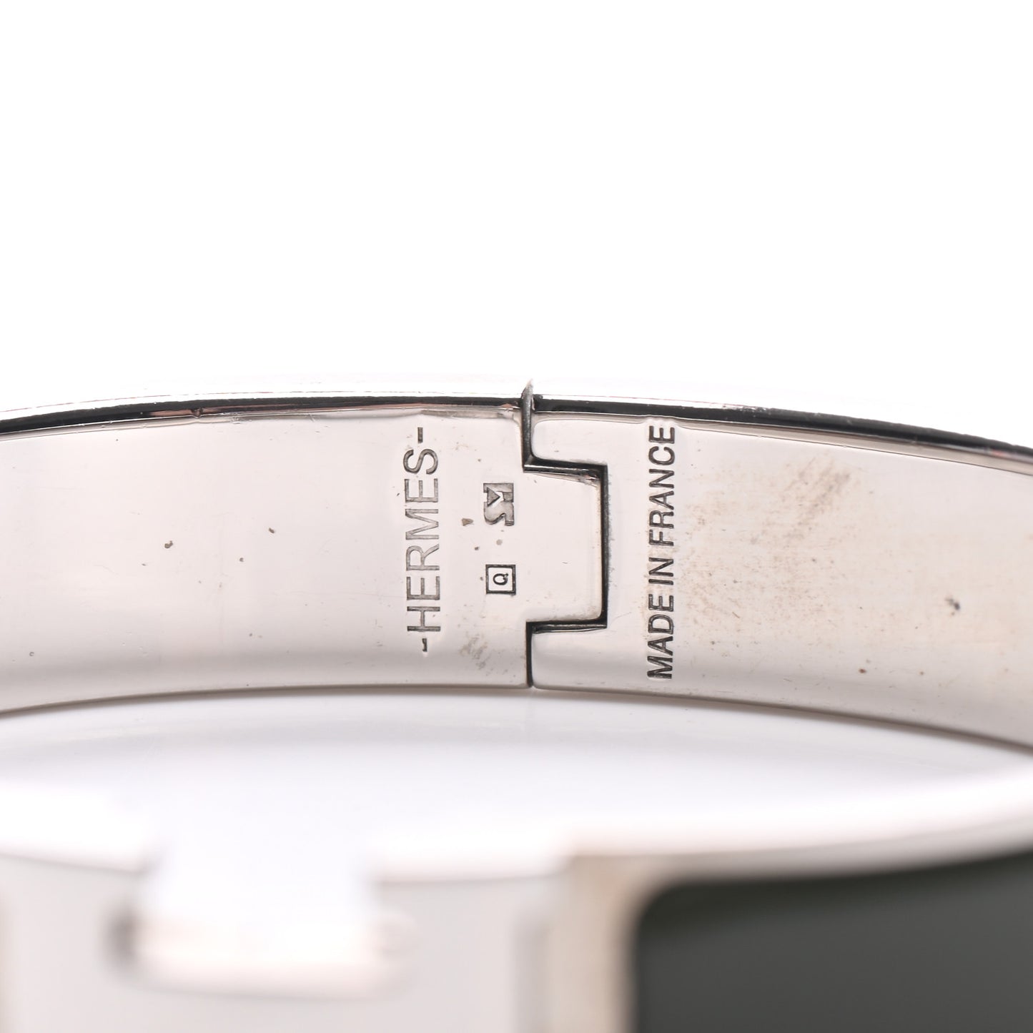 Enamel Narrow Clic Clac H Bracelet PM Loden