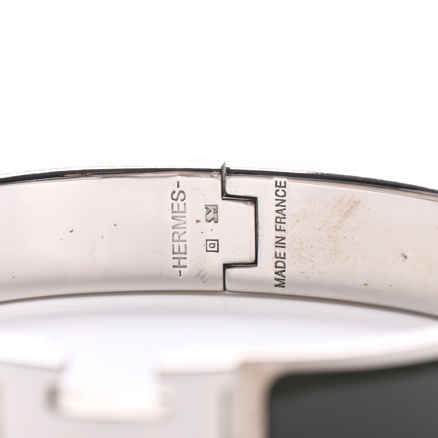 Hermes Enamel Narrow Clic Clac H Bracelet PM Loden 4 of 6