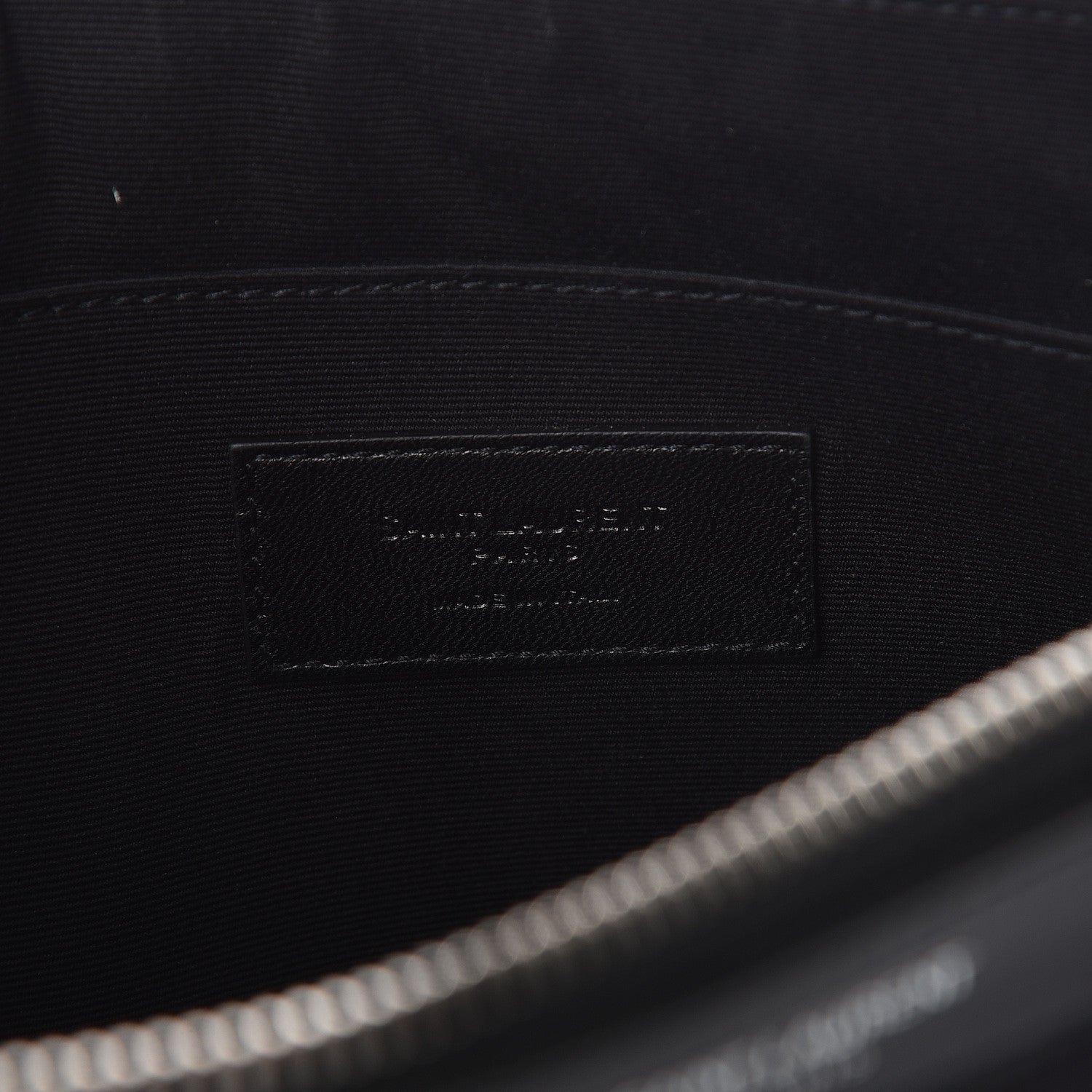 Saint Laurent Canvas Hawaiian Print Zipped Tablet Holder Black 6 of 7