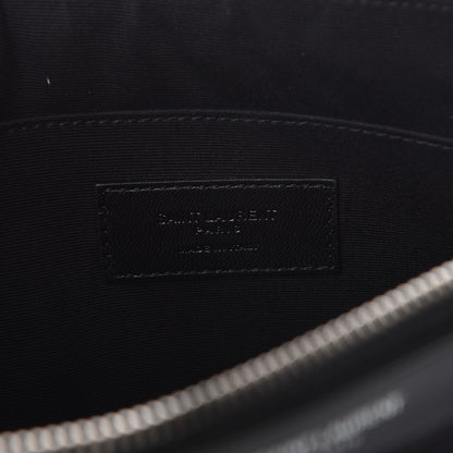 Saint Laurent Canvas Hawaiian Print Zipped Tablet Holder Black 6 of 7