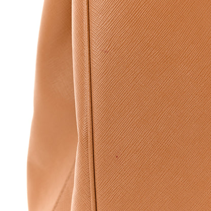 Prada Saffiano Lux Extra Large Galleria Double Zip Tote Caramel 17 of 19