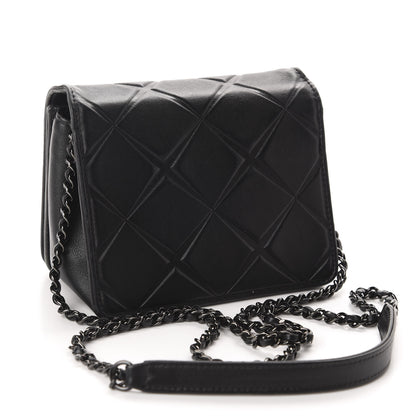 Chanel Calfskin Mini Propeller Flap Black 3 of 14