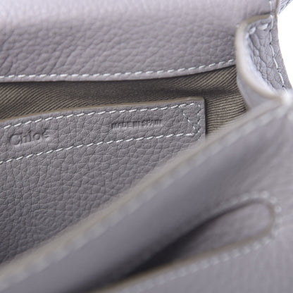Chloe Calfskin Mini Marcie Round Crossbody Bag Cashmere Grey 7 of 10