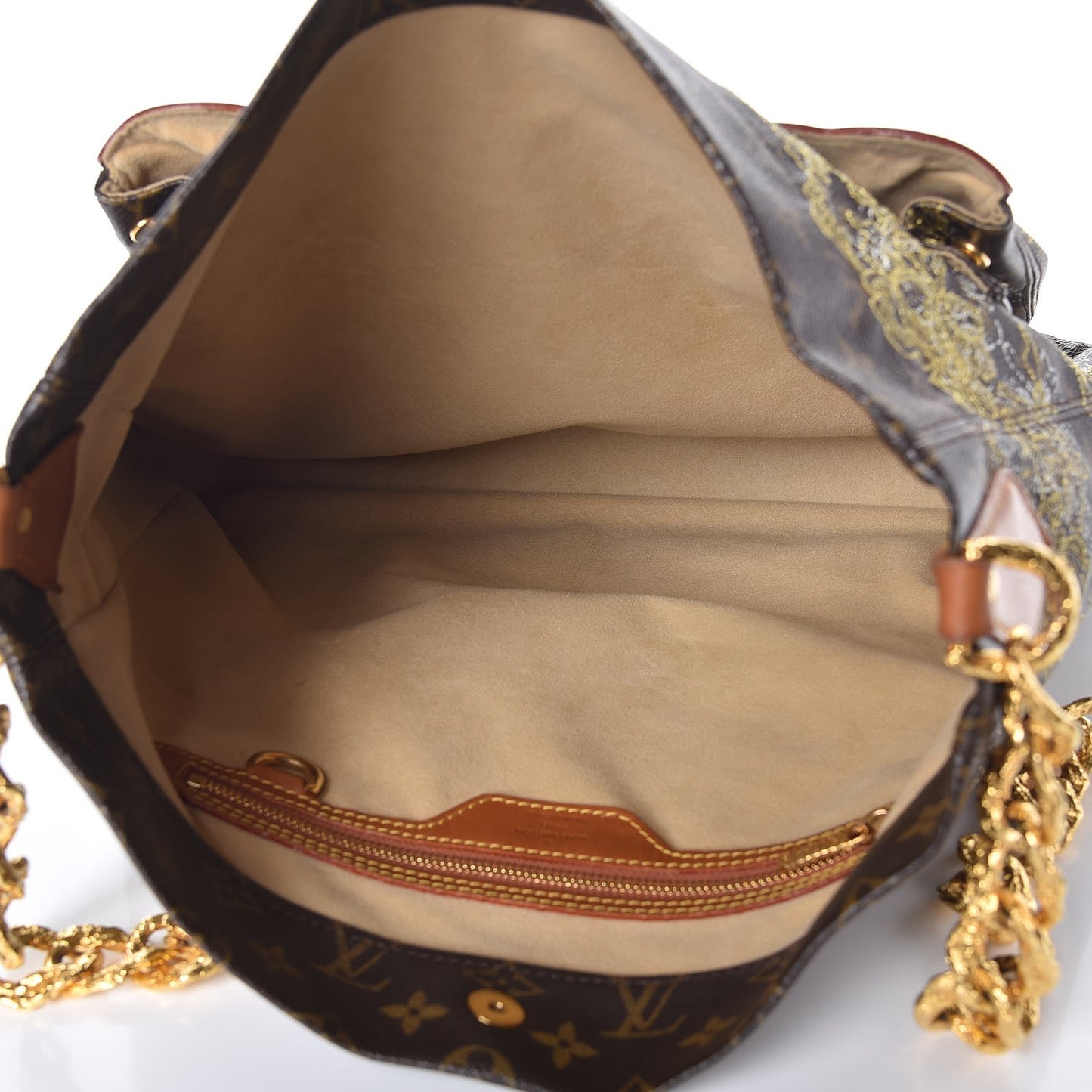Monogram Dentelle Fersen Gold