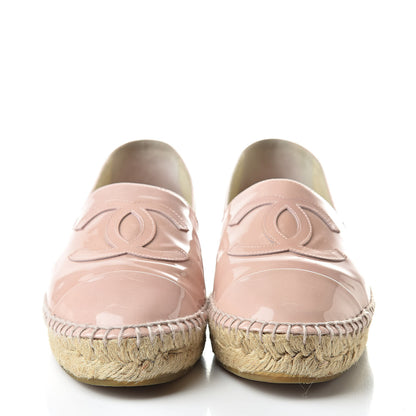 Chanel Patent CC Espadrilles 38 Pink 2 of 14