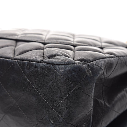 Chanel Lambskin Quilted Jumbo Single Flap Black 19 of 24