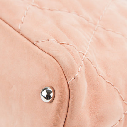 Chanel Iridescent Calfskin Quilted Small Sea Hit Tote Pink 5 of 11