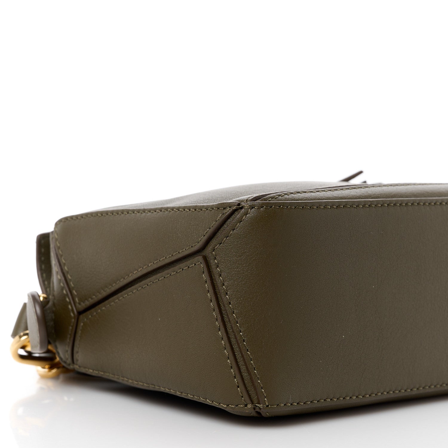 Loewe Calfskin Mini Puzzle Bag Khaki Green 9 of 10