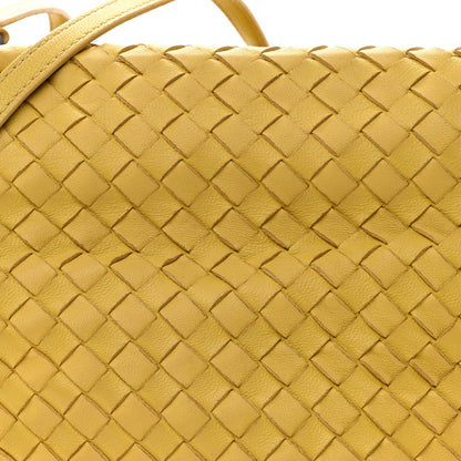 Bottega Veneta Nappa Intrecciato Cube Messenger Chartreuse 7 of 17