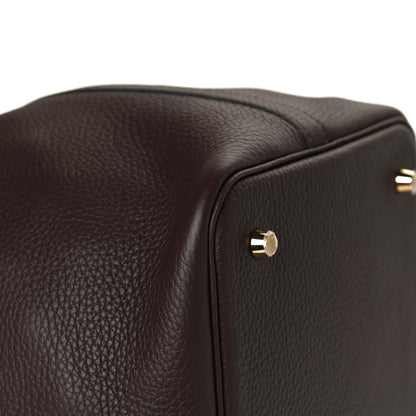 Hermes Taurillon Clemence Picotin Lock 22 MM Rouge Sellier 11 of 11