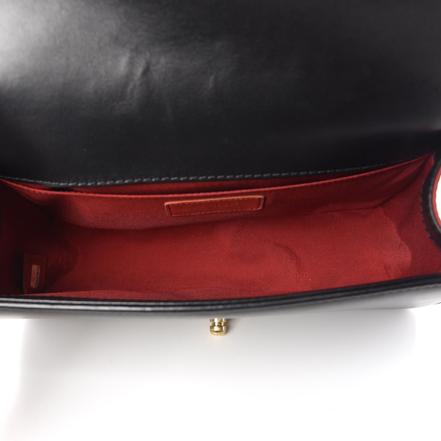 Chanel Lambskin Quilted Medium Boy Flap Red Black 7 of 14