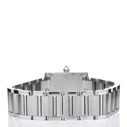 Cartier Stainless Steel 20mm Tank Francaise Quartz Watch 4 of 7