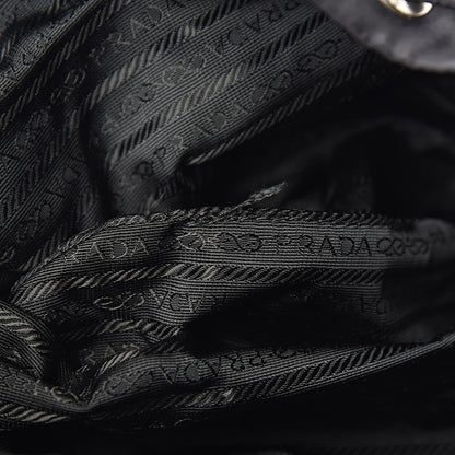 Prada Nylon Vela Medium Backpack Black 7 of 12