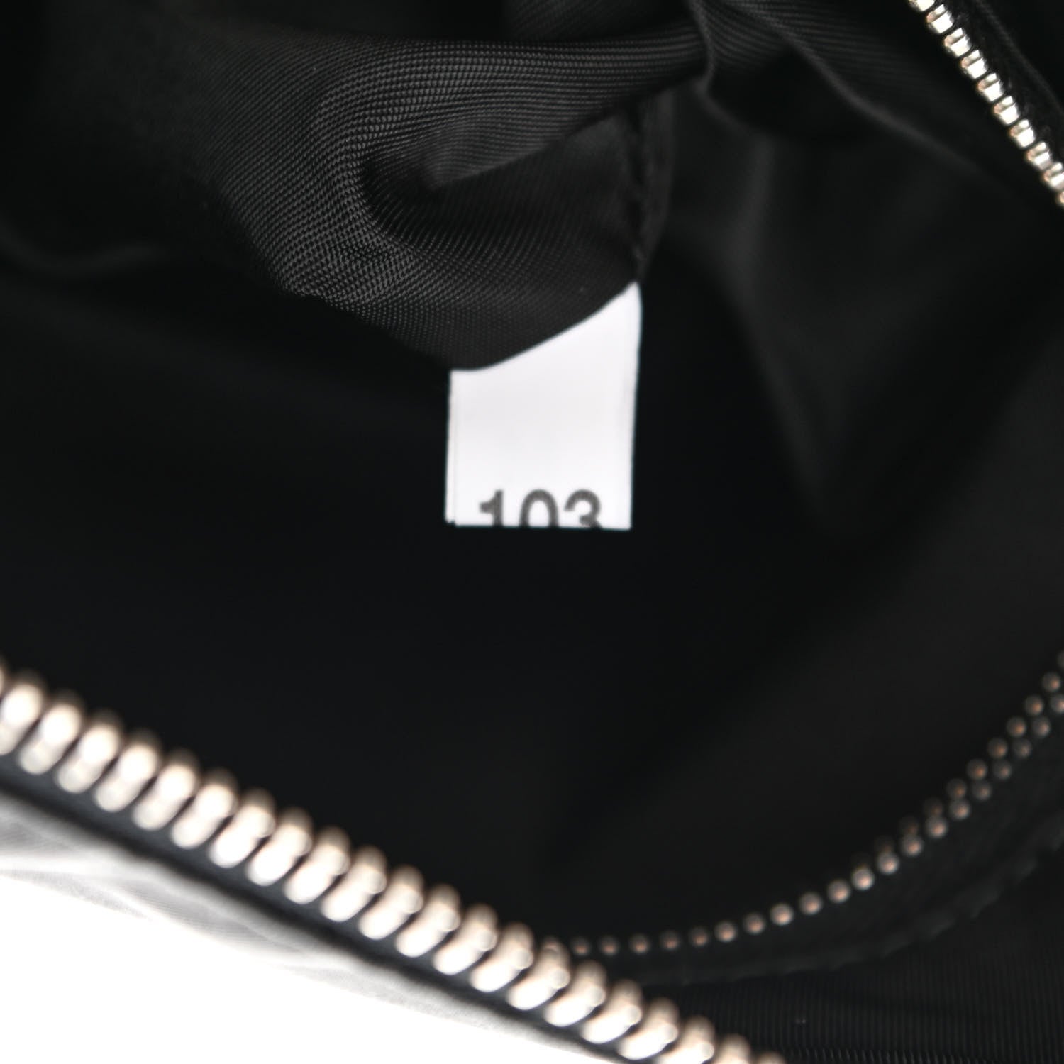 Prada Tessuto Nylon Ricamo Sequin Embroidered Tote Black 6 of 7