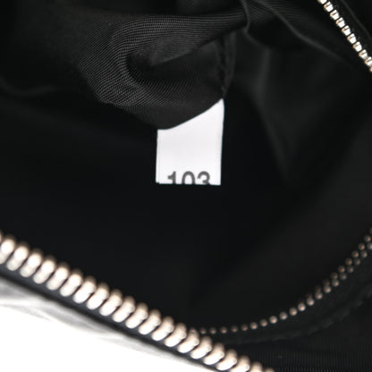 Prada Tessuto Nylon Ricamo Sequin Embroidered Tote Black 6 of 7