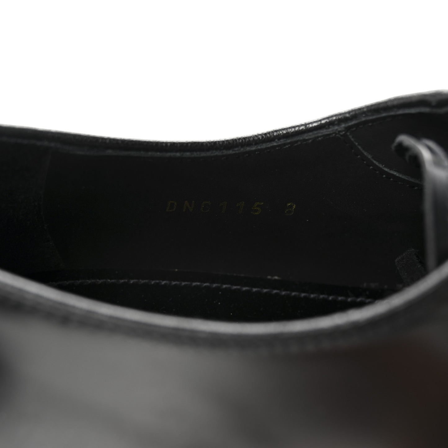 Spazzolato Mens Derby Loafers 8 Black