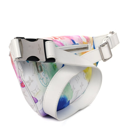 Louis Vuitton Monogram Watercolor Discovery Bumbag Multicolor 3 of 10