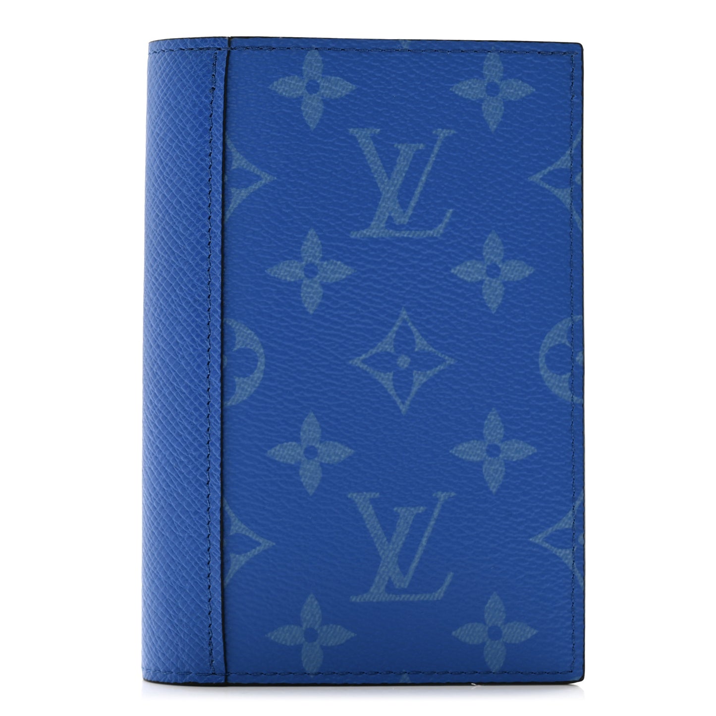 Monogram Taiga Passport Cover Agave Blue