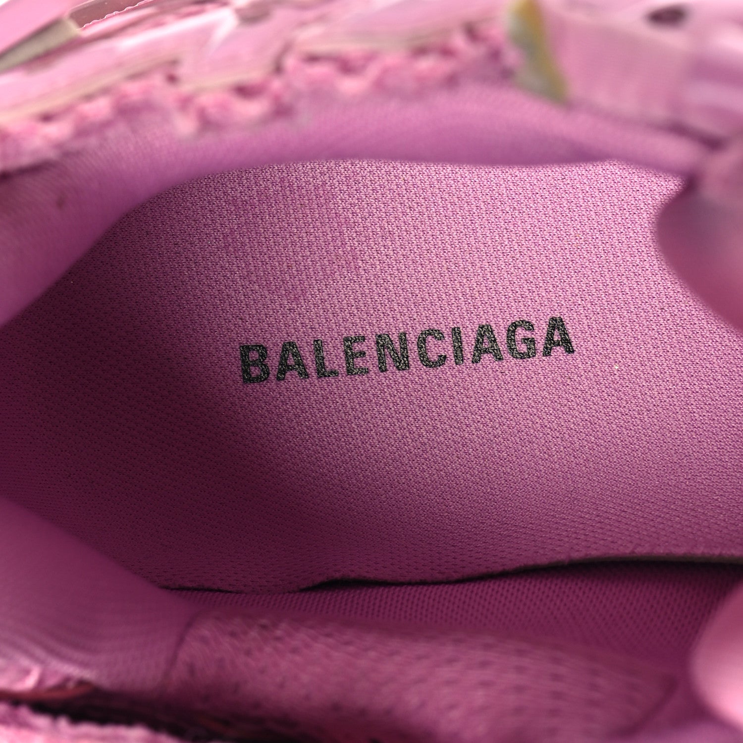 Balenciaga Mesh Rubber Distressed Womens Runner Sneakers 40 Pink 8 of 8