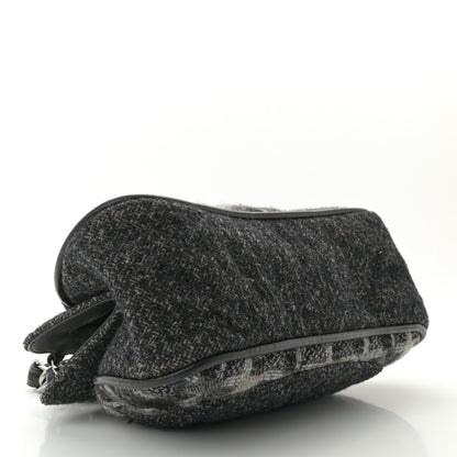 Chanel Wool Tweed Frame Bag Grey Multicolor 4 of 10