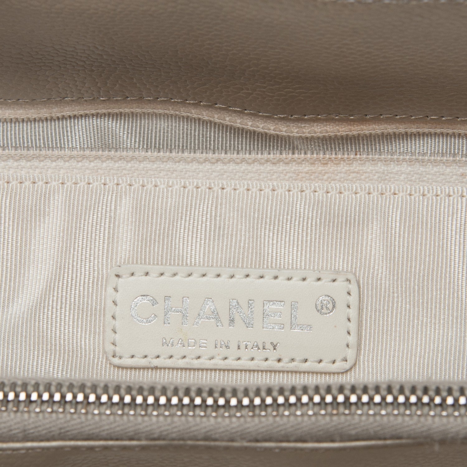 Chanel Caviar Quilted Grand Shopping Tote GST Pearl 6 of 7