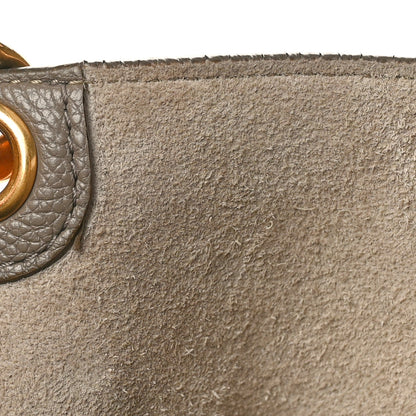 Celine Soft Grained Calfskin Sangle Bucket Bag Taupe 9 of 11