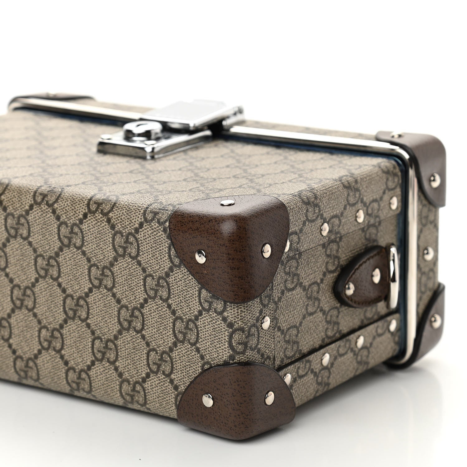 Gucci GG Supreme Monogram Globe-Trotter Beauty Case Brown 10 of 10
