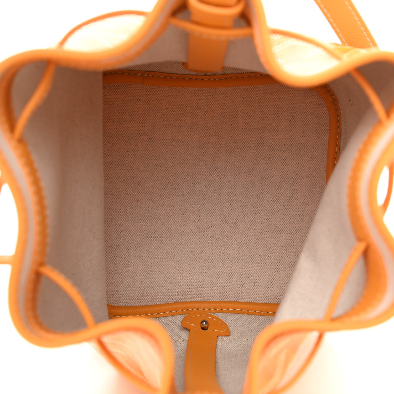 Goyard Goyardine Petit Flot Bucket Bag PM Yellow 4 of 8