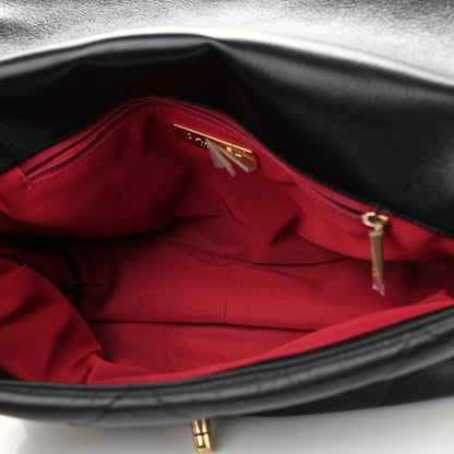 Chanel Lambskin Quilted Large Chanel 19 Flap Black 5 of 9