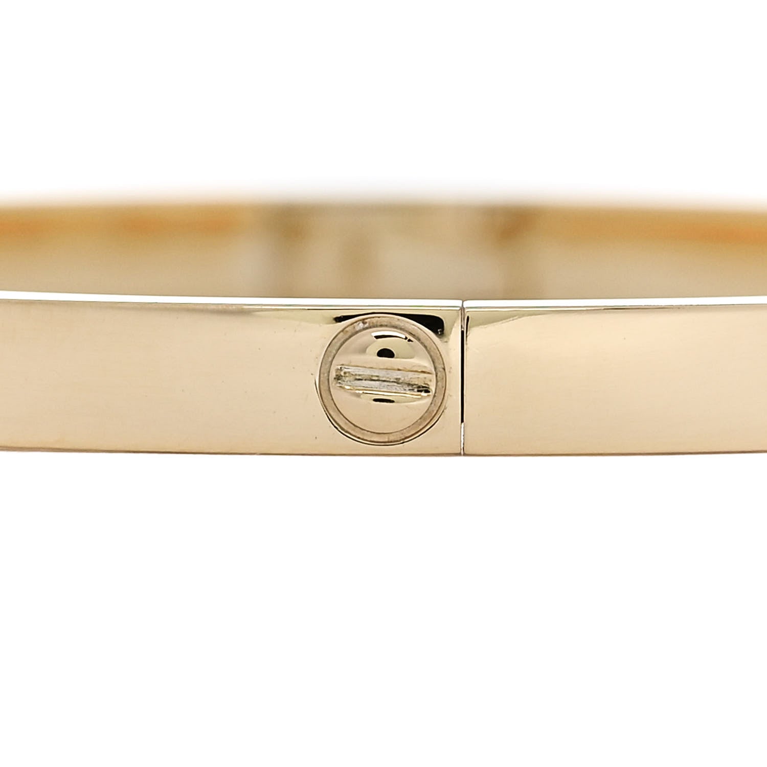 Cartier 18K Yellow Gold 6 Diamond Small LOVE Bracelet 15 4 of 8