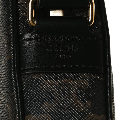 Celine Triomphe Canvas Medium Messenger Bag Black 6 of 10