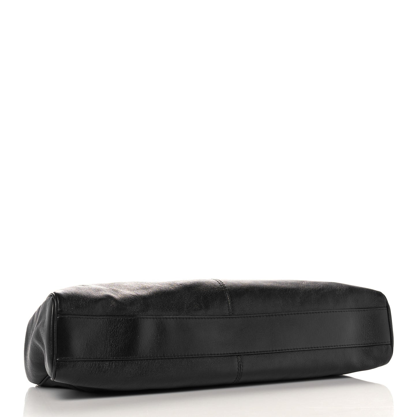 Calfskin Large Re(Belle) Top Handle Bag Black