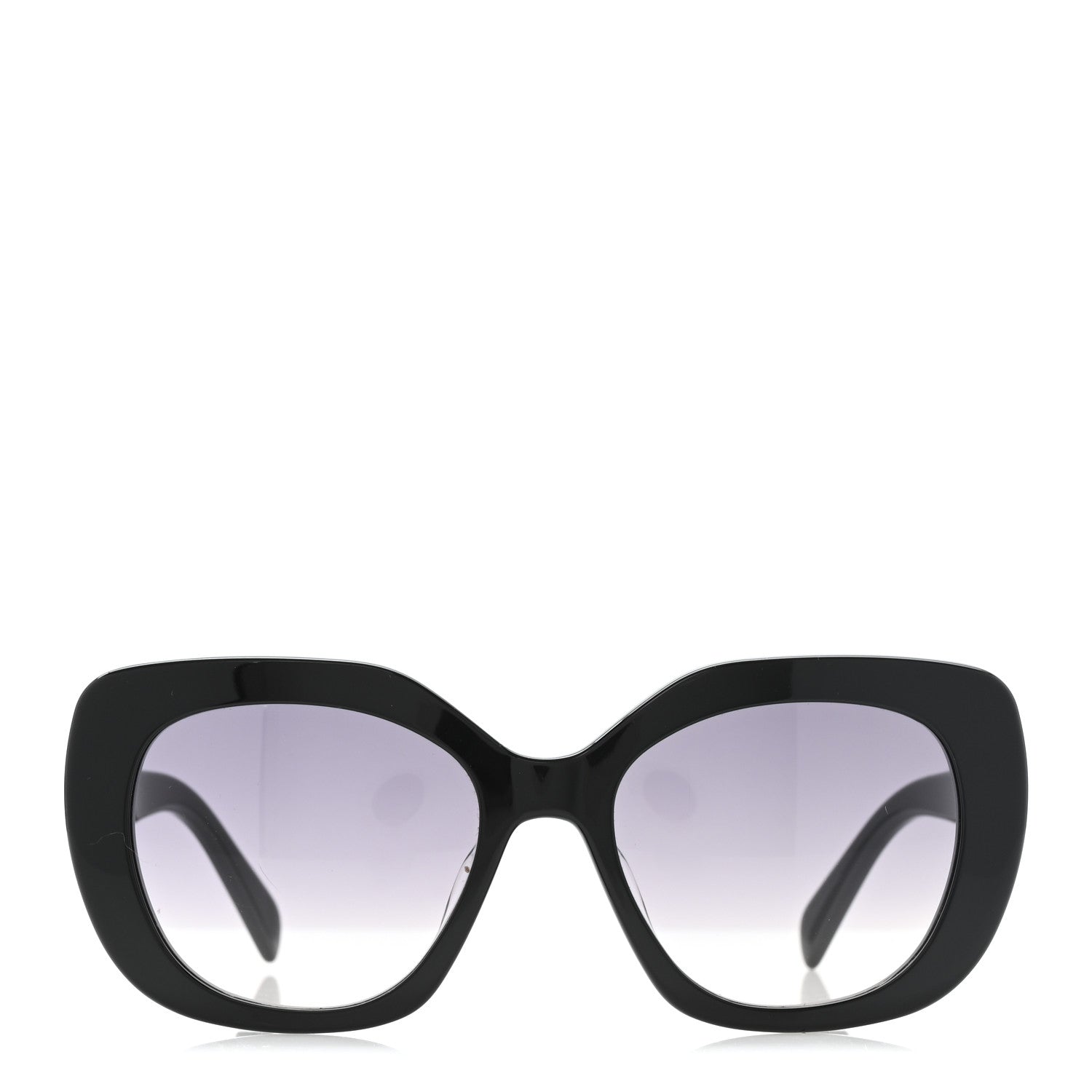 Celine Acetate Triomphe 01 Square Sunglasses CL 40226U Black 2 of 7
