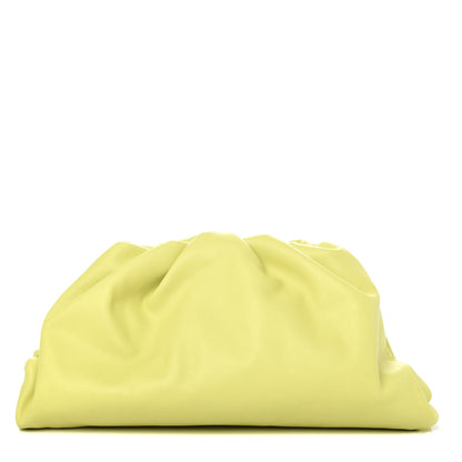 Bottega Veneta Smooth Butter Calf The Pouch Oversized Clutch Kiwi 1 of 10