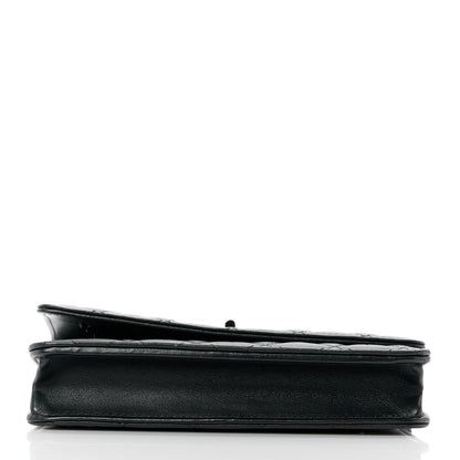 Chanel Aged Calfskin Quilted Reissue Wallet On Chain WOC So Black 12 of 13