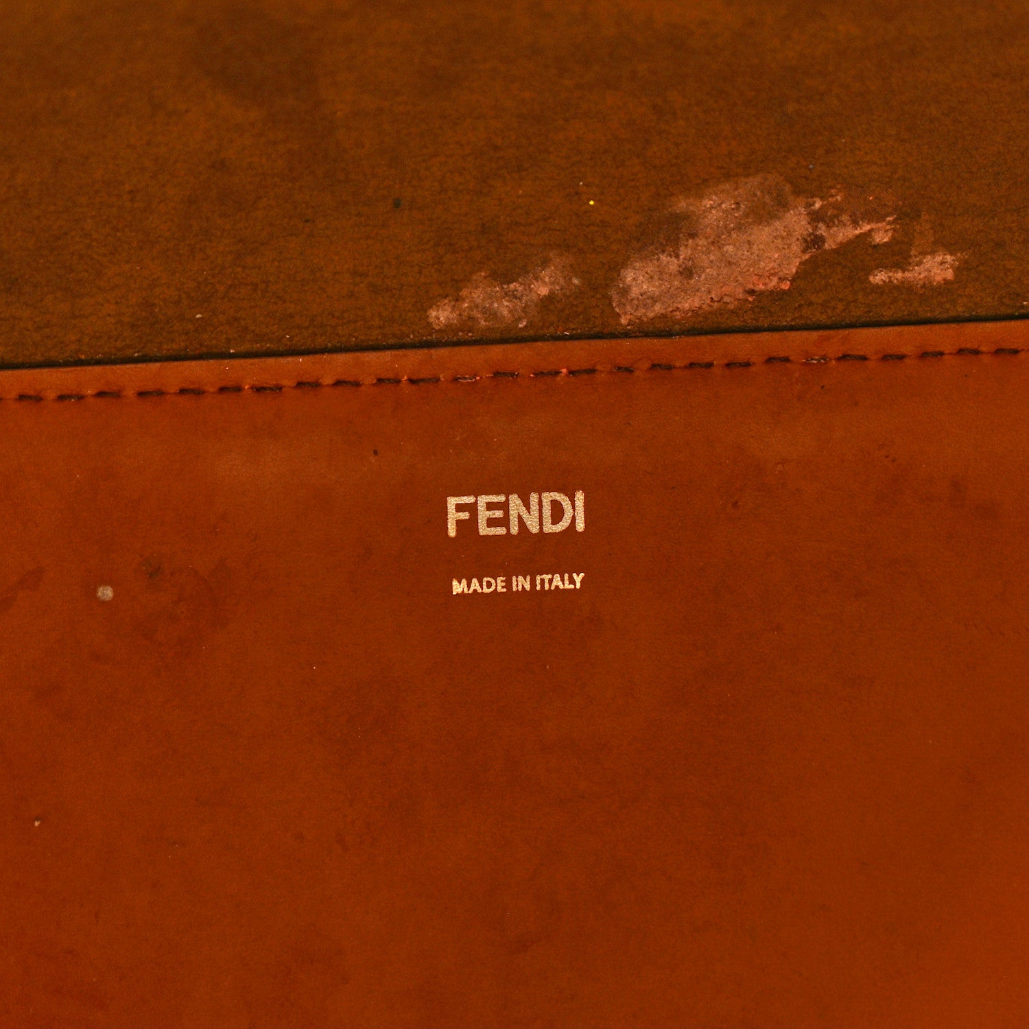 Fendi Vitello King Plexiglass Large Fendi Sunshine Shopper Tote Cuoio 6 of 13
