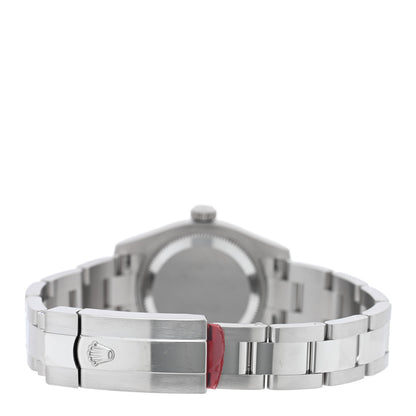 Rolex Stainless Steel 26mm Oyster Perpetual Datejust Watch Black 179160 3 of 4