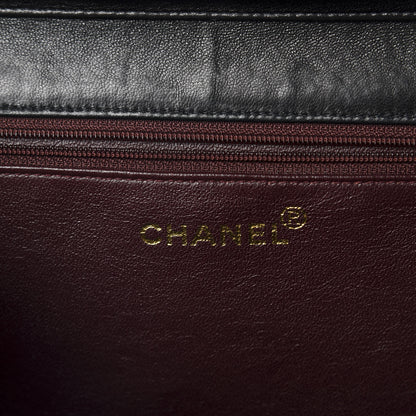 Chanel Lambskin Quilted Medium Single Flap Black 8 of 10